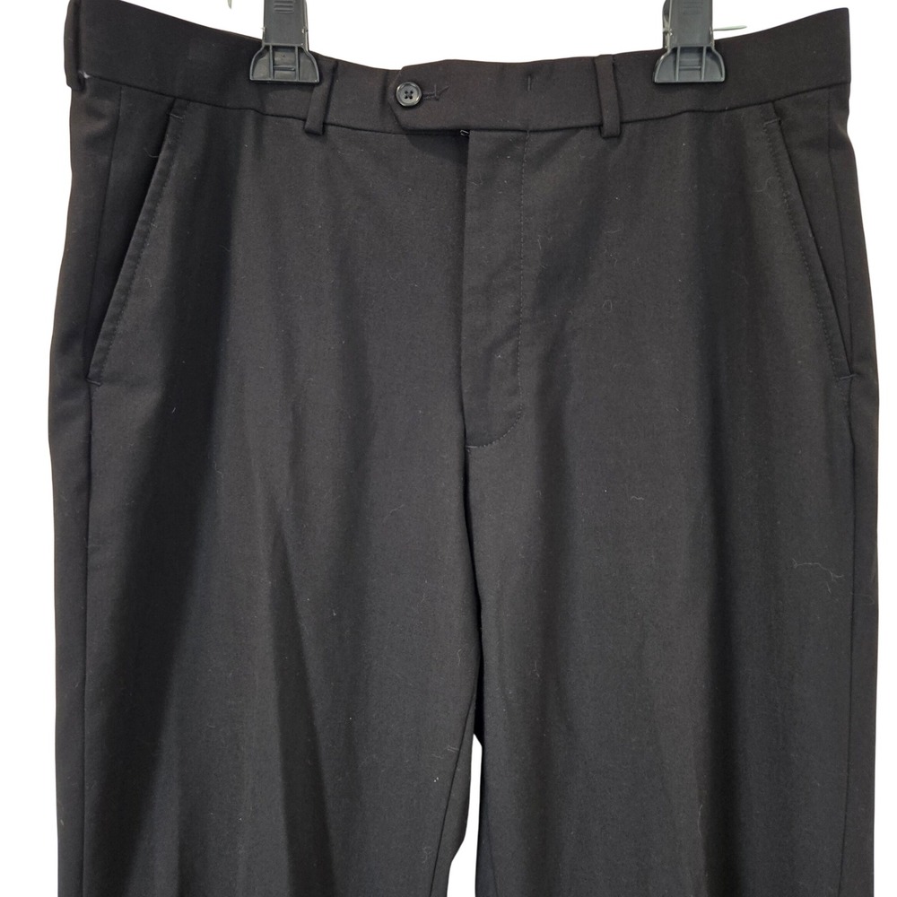 Greg Norman 36x32(31) Black Dress Pants Men's Golf Career Chinos Business Casual